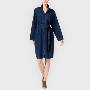Eileen Fisher Belted Shirt Dress Petites Medium‎